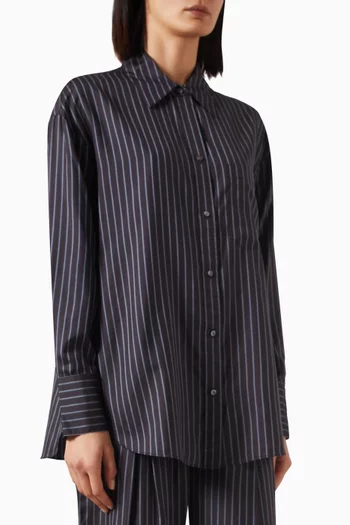 Big Joe Striped Shirt in Silk