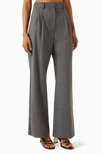 Peandra Wide-leg Tailored Pants