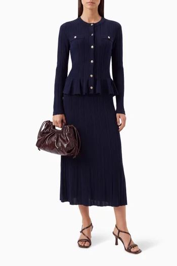 Peplum Knit Dress