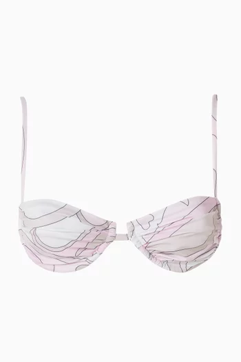 Pisces Ruched Bikini Top