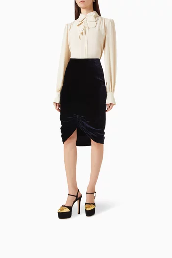 Crasher Platform 145 Pumps in Suede