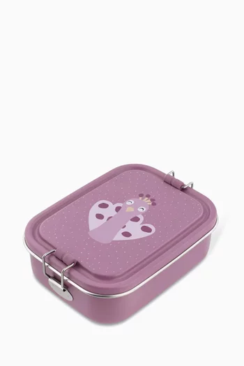 Graphic Small Lunch Box in Stainless steel