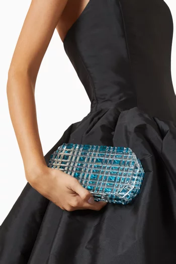 Medium Sierra Clutch in Acrylic