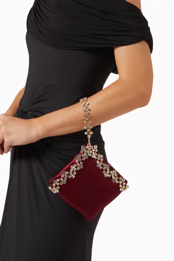 Karla Clutch in Satin