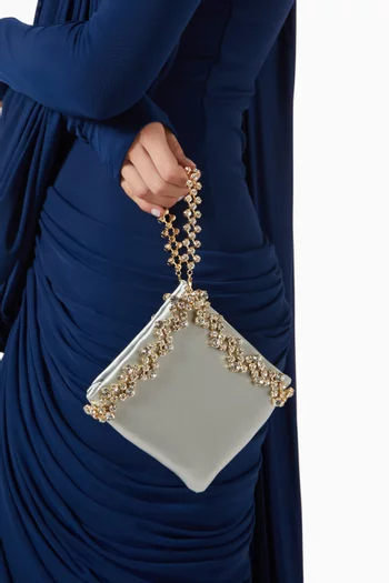 Karla Clutch in Satin