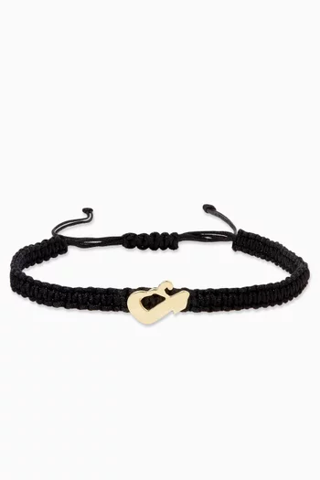 Oula Arabic Letter 'Kaf' Bracelet in 18kt Gold