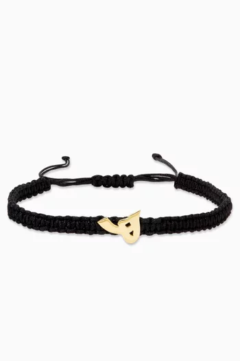 Oula Arabic Letter 'Haa' Bracelet in 18kt Gold