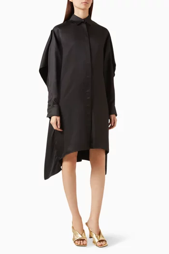 Cape Shirt Mini Dress