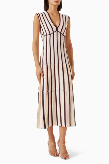 Lianne V-neck Midi Dress