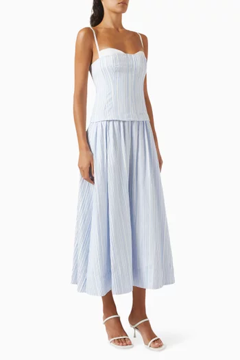 Quinlin Bustier Midi Dress
