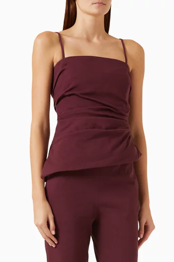 Emerson Ruched Bustier Top