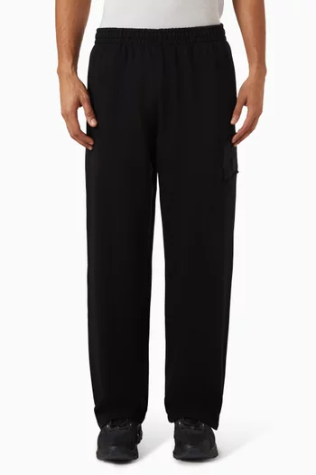 Arch Logo Wide-leg Sweatpants in Cotton