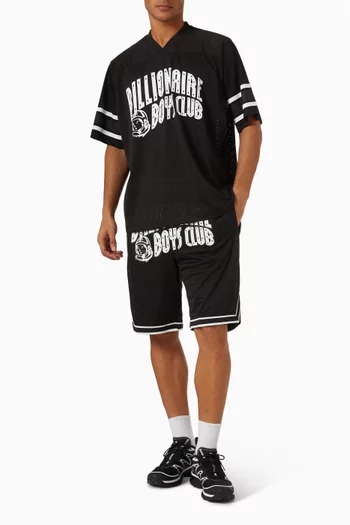 Arch Logo Shorts in Mesh