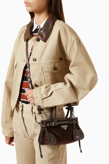 Small Bonnie Top-handle Bag in Corduroy