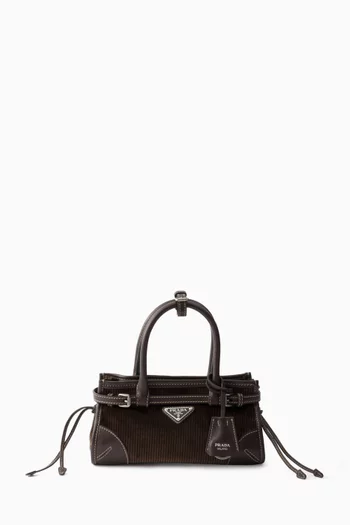 Small Bonnie Top-handle Bag in Corduroy