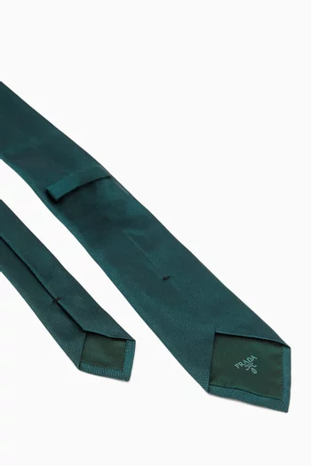 Logo Tie in Silk