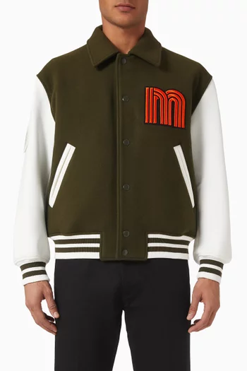 Collection Bomber Jacket in Wool