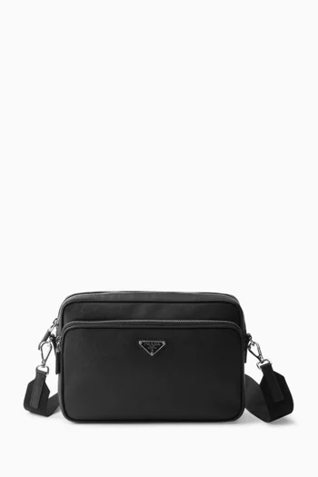 Shoulder Bag in Saffiano Leather