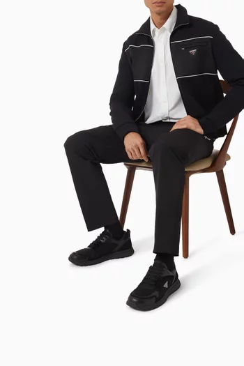 Prax Sneakers in Leather & Fabric