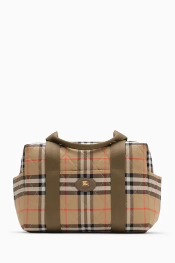 Vintage Check Changing Bag