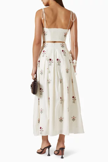 Della Bustier Top in Cotton