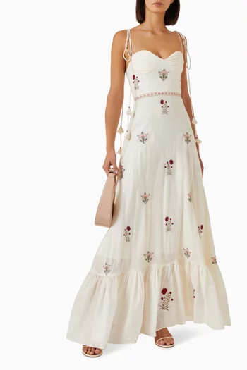 Della Maxi Dress in Cotton