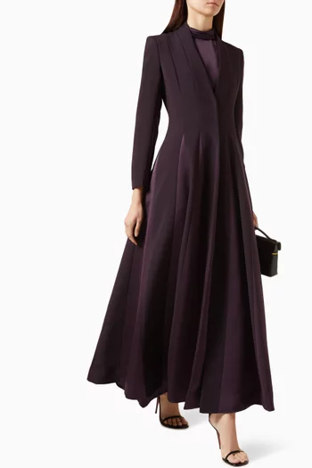 Panelled Blazer Abaya