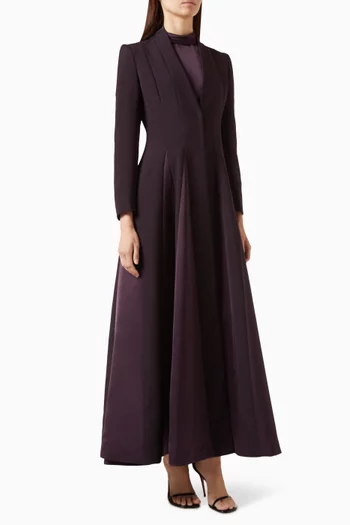 Panelled Blazer Abaya