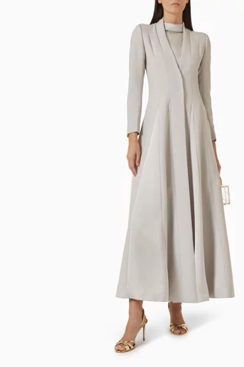 Panelled Blazer Abaya