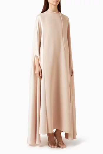 Draped Cape-style Blazer Abaya
