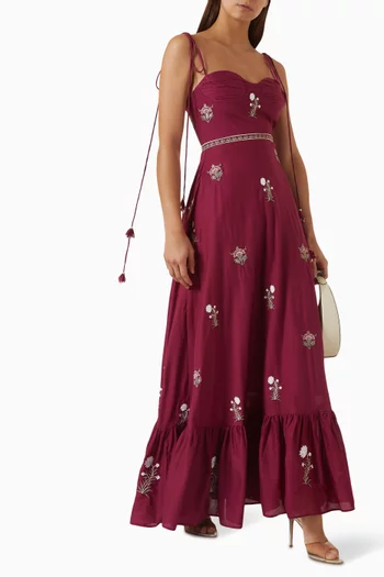 Della Maxi Dress in Cotton