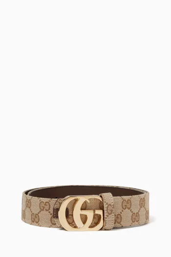 Marmont Reversible Belt in GG Canvas
