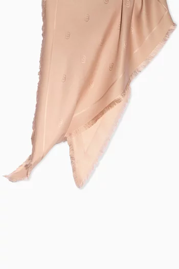 Fringe Shawl in Silk Blend