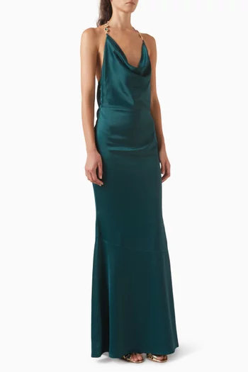 Abby Jewel Open-back Dress