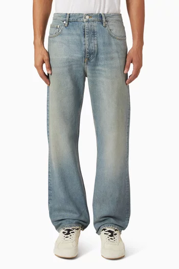 Genoa Coated Jeans in Denim