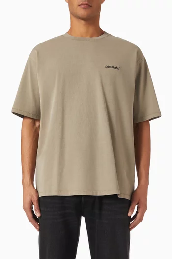 LA Italic Logo T-shirt in Cotton