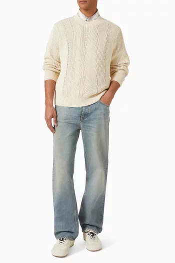 Bently Knit Sweater in Cotton