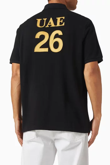 UAE Logo Polo T-shirt in Knit