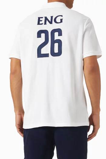 England Logo Polo T-shirt in Knit