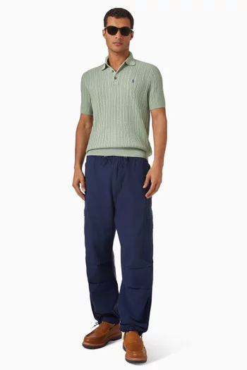 Cargo-style Pants in Cotton