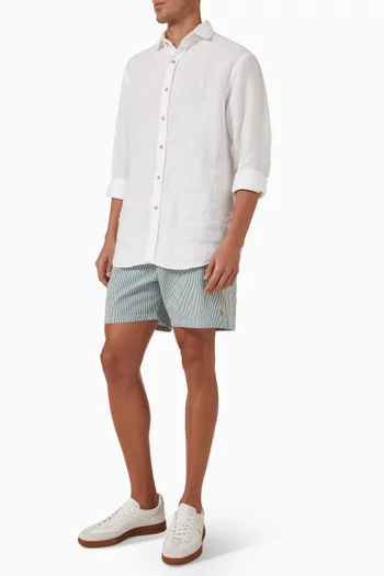 Traveler Logo Swim Shorts
