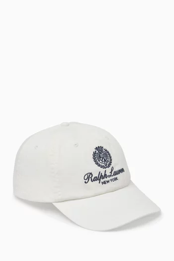 Newport Logo Baseball Cap in Cotton