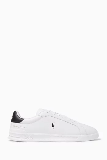 Heritage Court Signature Sneakers in Leather