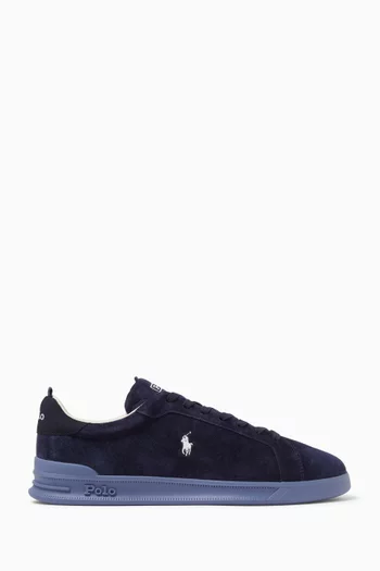 Heritage Court Rib Sneakers in Suede
