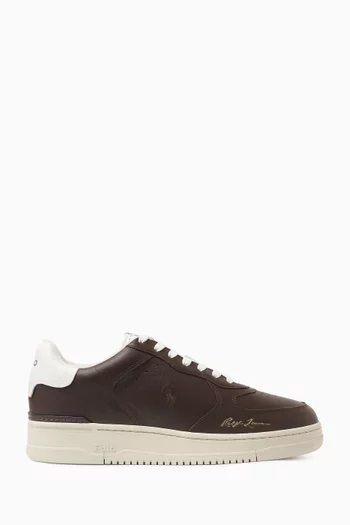 Masters Court Signature Sneakers in Leather