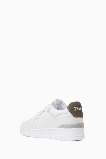 Open Master Sneakers in Leather & Suede