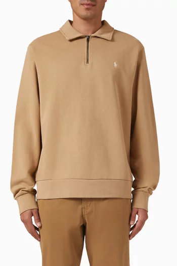 Quarter Zip Sweatshirt in Knit