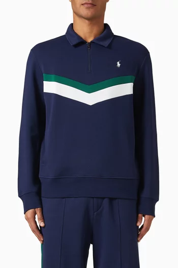 Quarter-zip Sweatshirt in Knit