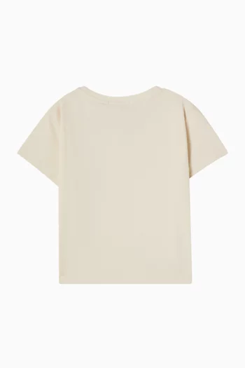 Handbag-print T-shirt in Cotton