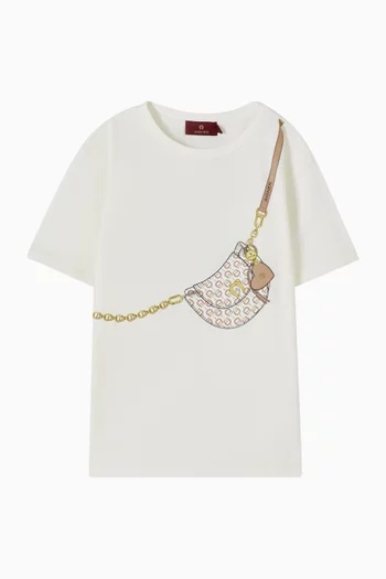 Saddle Bag T-shirt in Cotton